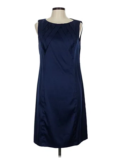 Pre-owned Agb Cocktail Dress In Blue
