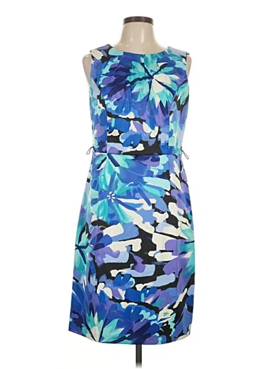 Pre-owned Agb Cocktail Dress In Blue