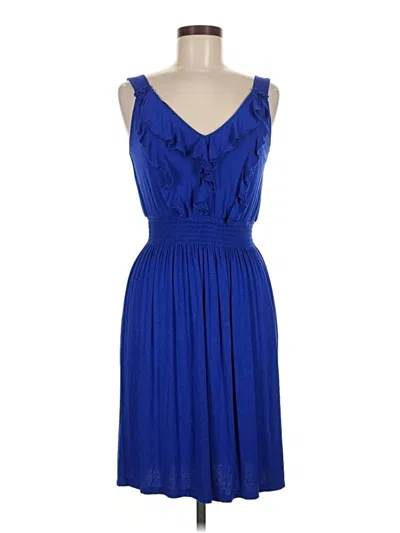 Pre-owned Agb Cocktail Dress In Blue