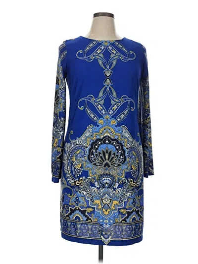 Pre-owned Agb Cocktail Dress In Blue