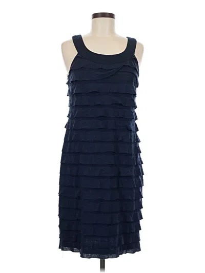 Pre-owned Agb Cocktail Dress In Blue