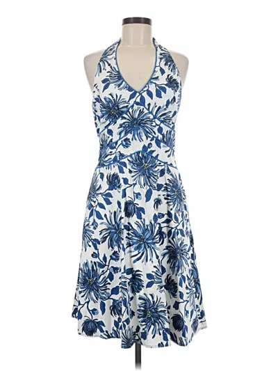 Pre-owned Agb Cocktail Dress In Blue