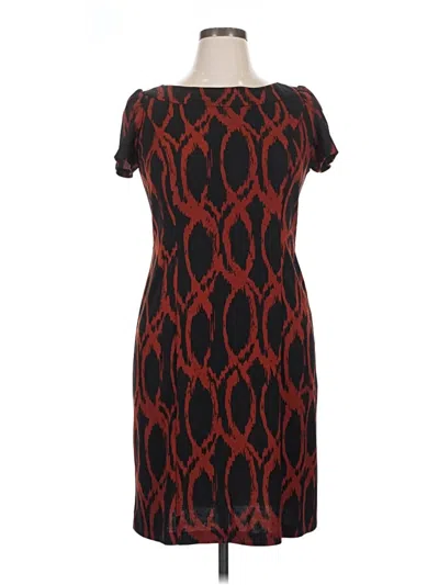 Pre-owned Agb Cocktail Dress In Burgundy