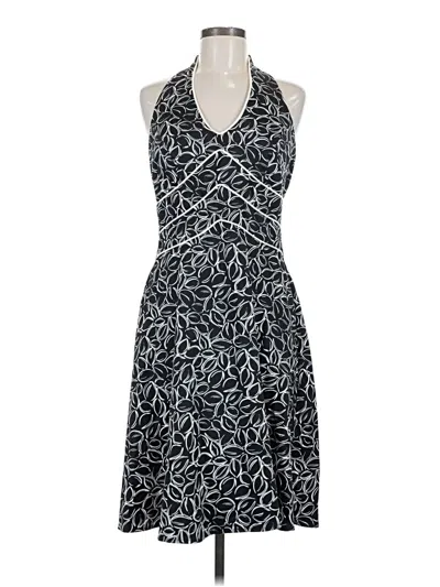Pre-owned Agb Cocktail Dress In Gray