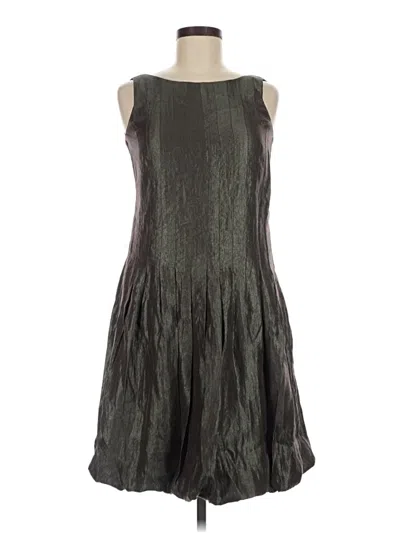 Pre-owned Agb Cocktail Dress In Gray