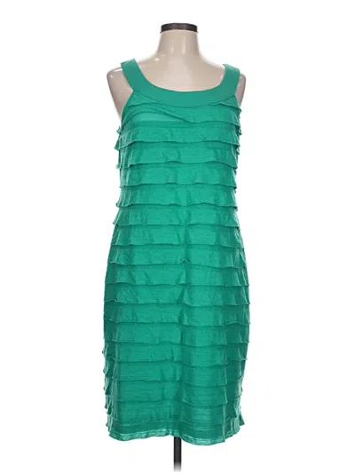 Pre-owned Agb Cocktail Dress In Green