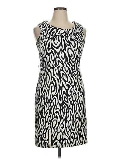 Pre-owned Agb Cocktail Dress In Ivory