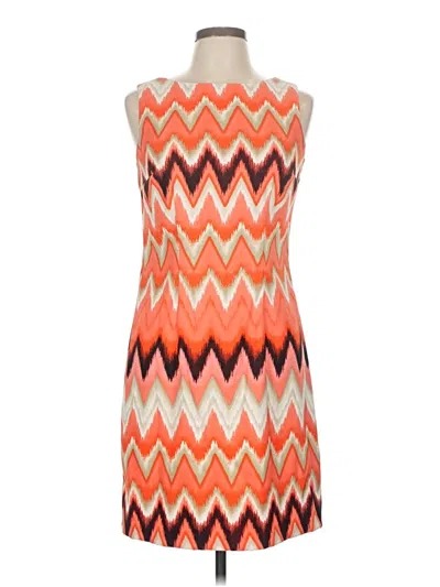 Pre-owned Agb Cocktail Dress In Orange