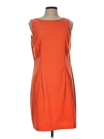 Pre-owned Agb Cocktail Dress In Orange