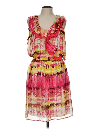 Pre-owned Agb Cocktail Dress In Pink