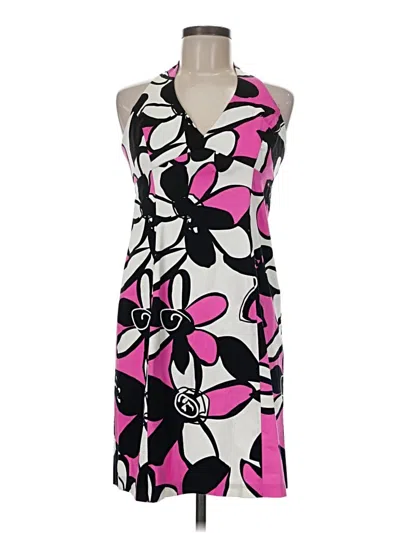 Pre-owned Agb Cocktail Dress In Pink