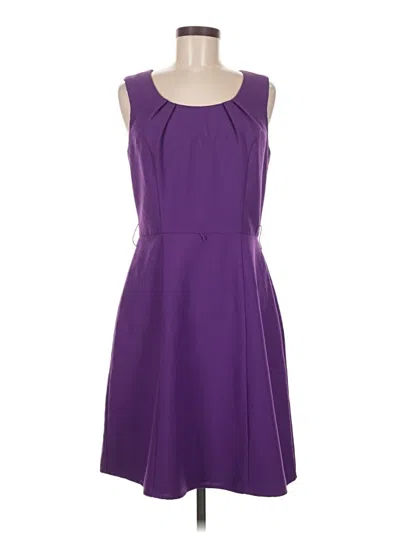Pre-owned Agb Cocktail Dress In Purple