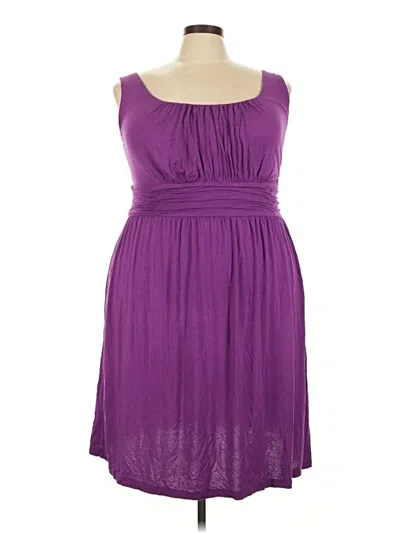 Pre-owned Agb Cocktail Dress In Purple