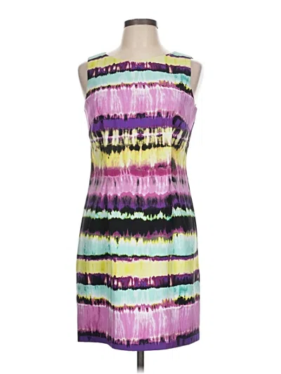 Pre-owned Agb Cocktail Dress In Purple