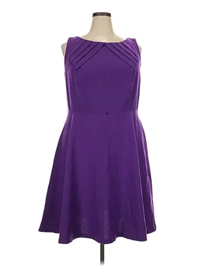 Pre-owned Agb Cocktail Dress In Purple