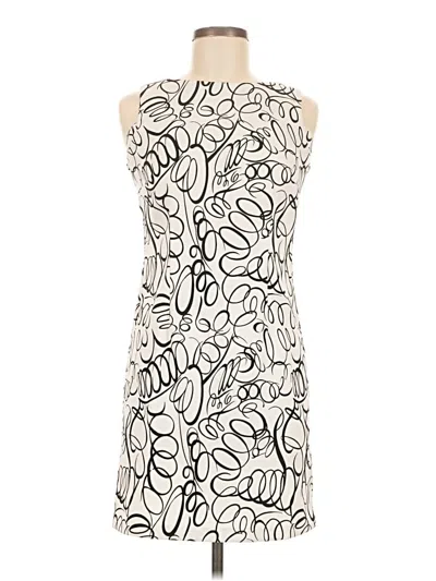 Pre-owned Agb Cocktail Dress In White