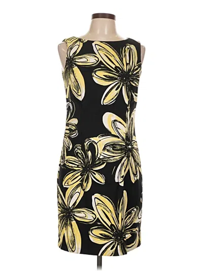 Pre-owned Agb Cocktail Dress In Yellow