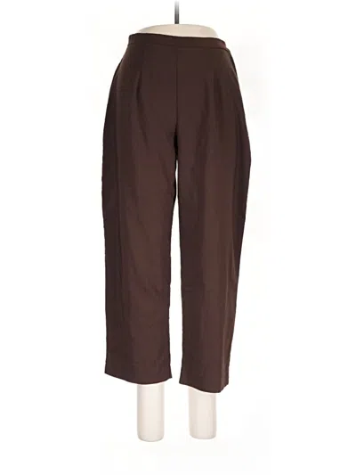 Pre-owned Agb Dress Pants In Brown