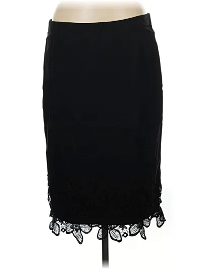 Pre-owned Agb Formal Skirt In Black