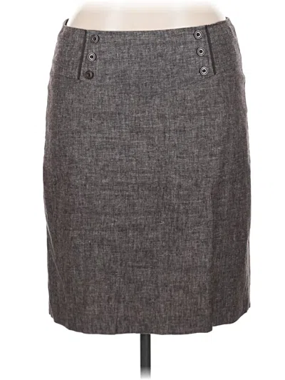 Pre-owned Agb Formal Skirt In Gray