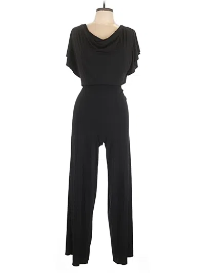 Pre-owned Agb Jumpsuit In Black