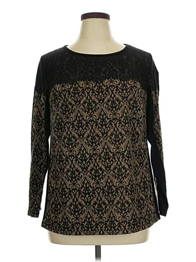 Pre-owned Agb Long Sleeve T-shirt In Black