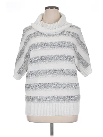 Pre-owned Agb Pullover Sweater In Silver