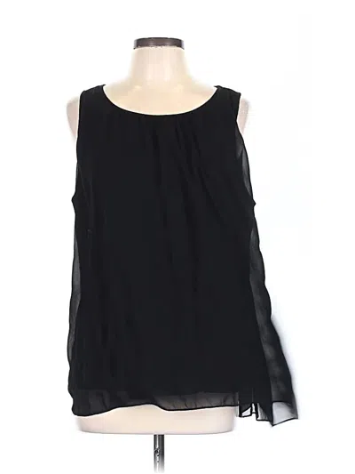 Pre-owned Agb Sleeveless Blouse In Black