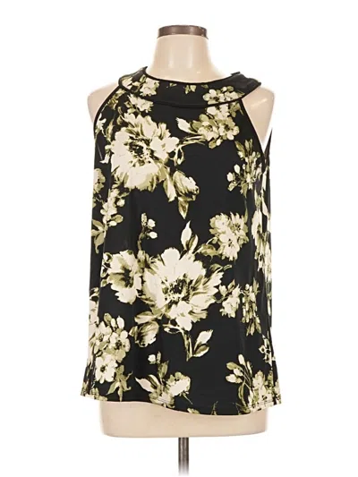 Pre-owned Agb Sleeveless Blouse In Black