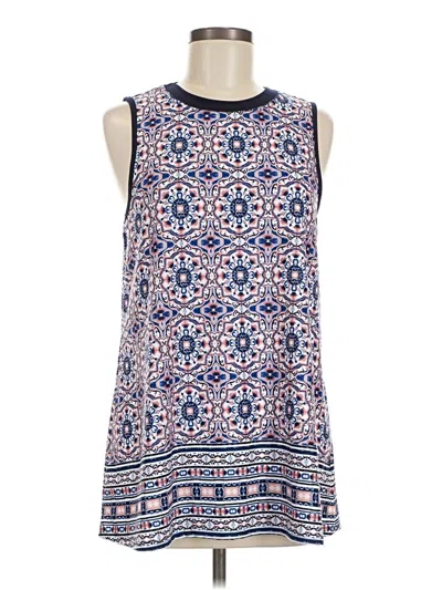 Pre-owned Agb Sleeveless Blouse In Blue