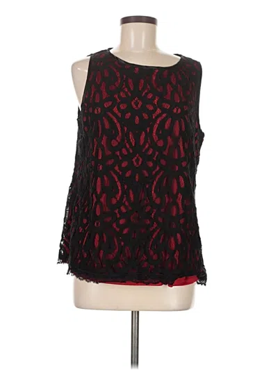 Pre-owned Agb Sleeveless Blouse In Red