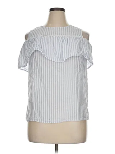 Pre-owned Agb Sleeveless Blouse In Silver
