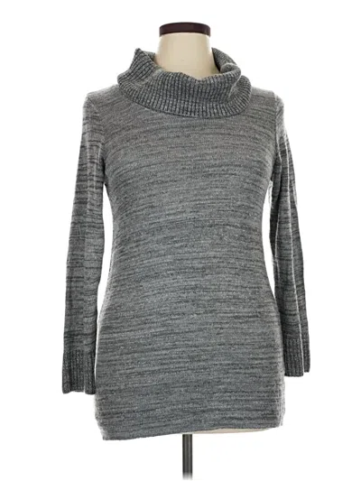Pre-owned Agb Turtleneck Sweater In Gray