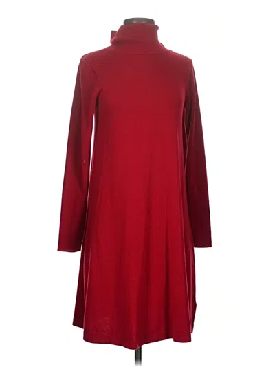 Pre-owned Agb Turtleneck Sweater In Red