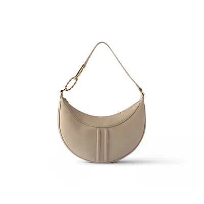 Agcf Women's Neutrals Luna Shoulder Bag Taupe In Multi