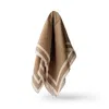Agcf Women's Neutrals Unità Monogram Silk Scarf In Brown