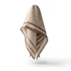 Agcf Women's Neutrals Unità Monogram Silk Scarf Taupe In Brown