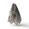 Agcf Women's Unità Monogram Silk Scarf Stone Grey In Gray