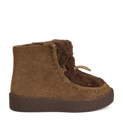 Age Of Innocence Aspen Shearling Boots In Gray