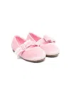 Age Of Innocence Bow-detailed Ballet Flats In Pink