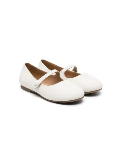 Age Of Innocence Kids' Elin Leather Ballerina Shoes In Neutrals