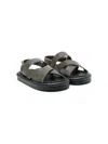 Age Of Innocence Flat Rubber Sandals In Green