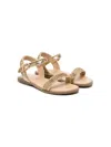 Age Of Innocence Iris Sequin-embellished Sandals In Gold