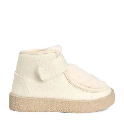 Age Of Innocence Kai Wool Shearling-lined Boots In Gray