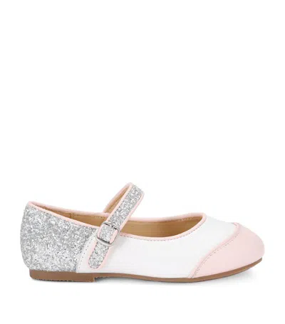 Age Of Innocence Kids' Leather Carrie Ballet Flats In Pink