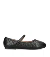 Age Of Innocence Leather Quilted Coco Ballet Flats In Black