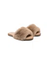 Age Of Innocence Rosalie Faux-fur Slippers In Neutrals