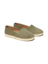 Age Of Innocence Suede Espadrilles In Green