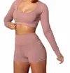 Agent 84 Buttersoft Yogi Short In Lip Gloss In Pink