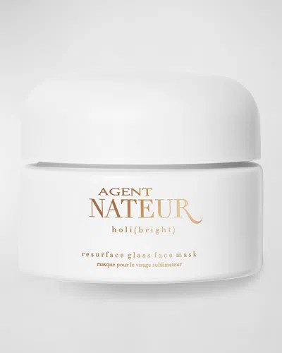 Agent Nateur Holi (bright) Resurface Glass Face Mask In White